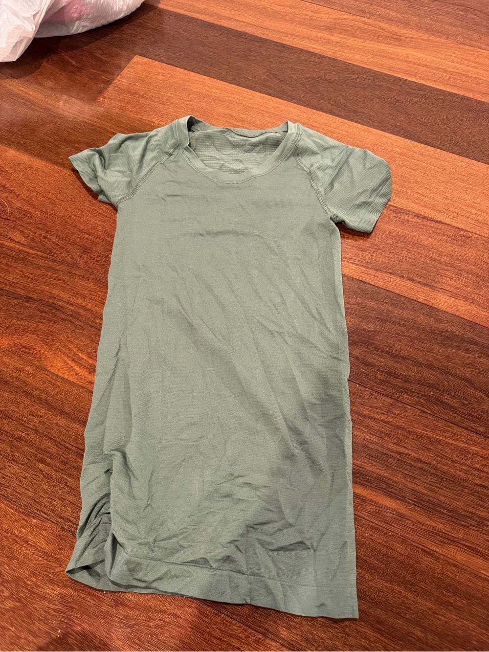 lululemon athletica Short Sleeve Tee Dress in Sage Green